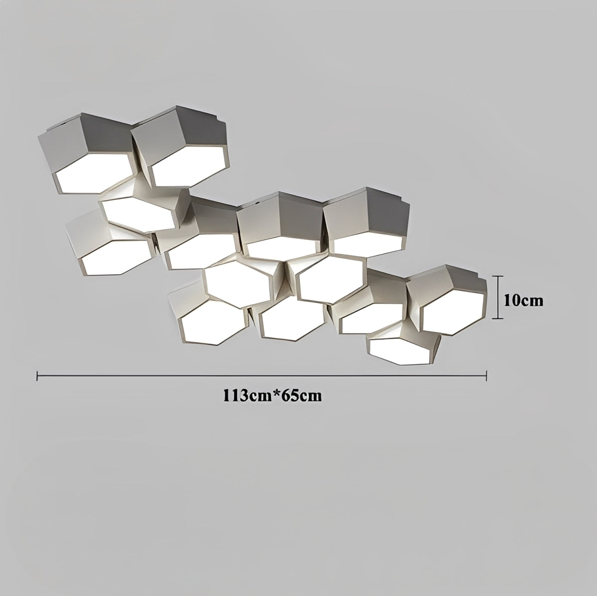 Nayra – Lampe de plafond LED géométrique