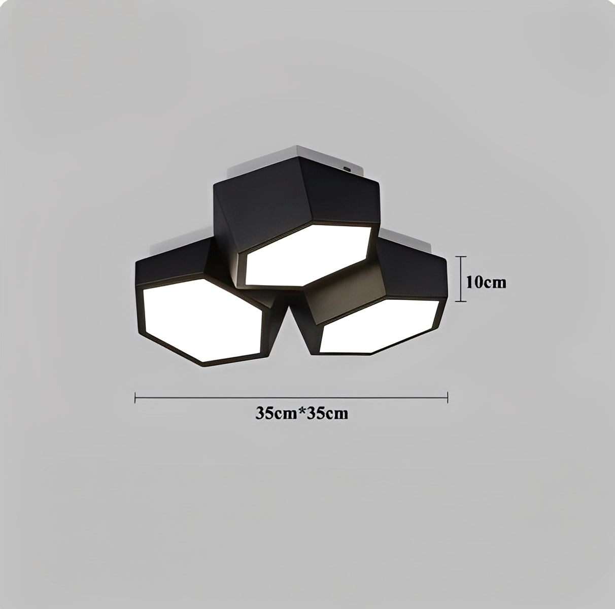 Nayra – Lampe de plafond LED géométrique