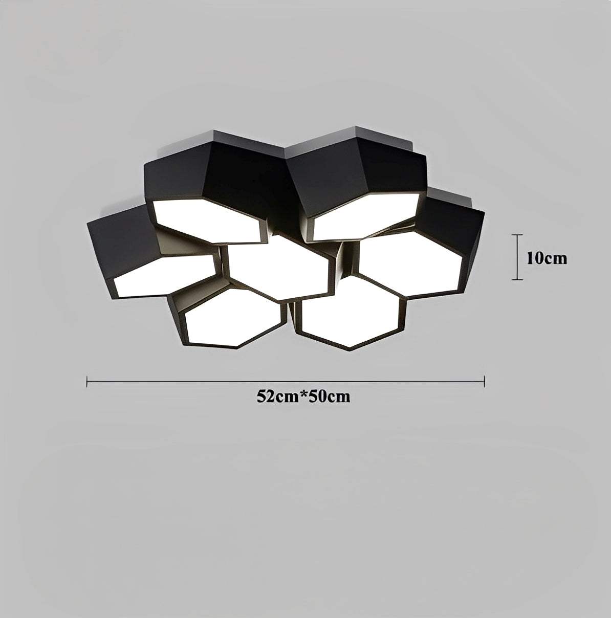 Nayra – Lampe de plafond LED géométrique