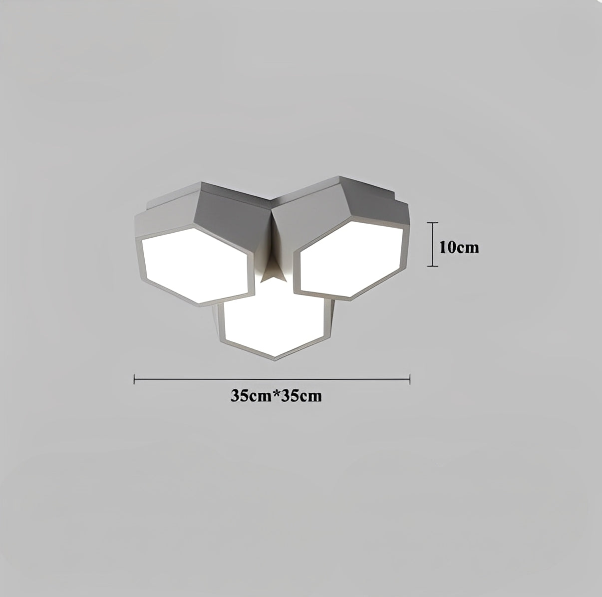 Nayra – Lampe de plafond LED géométrique