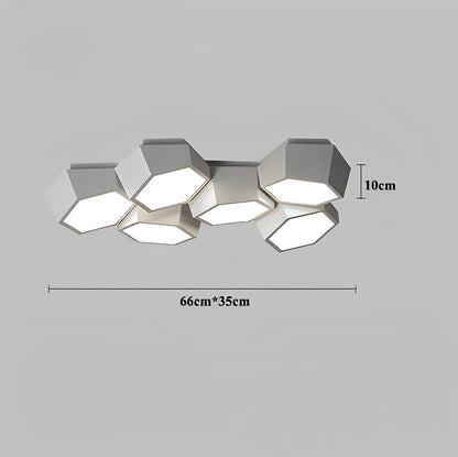 Nayra – Lampe de plafond LED géométrique