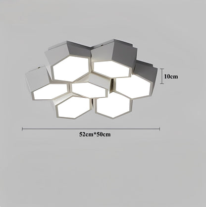 Nayra – Lampe de plafond LED géométrique