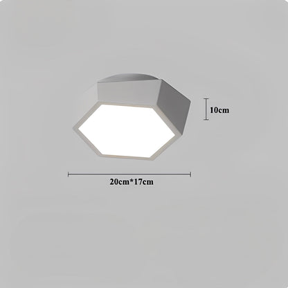 Nayra – Lampe de plafond LED géométrique