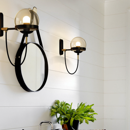 Oskar – Applique Murale en Verre Rétro