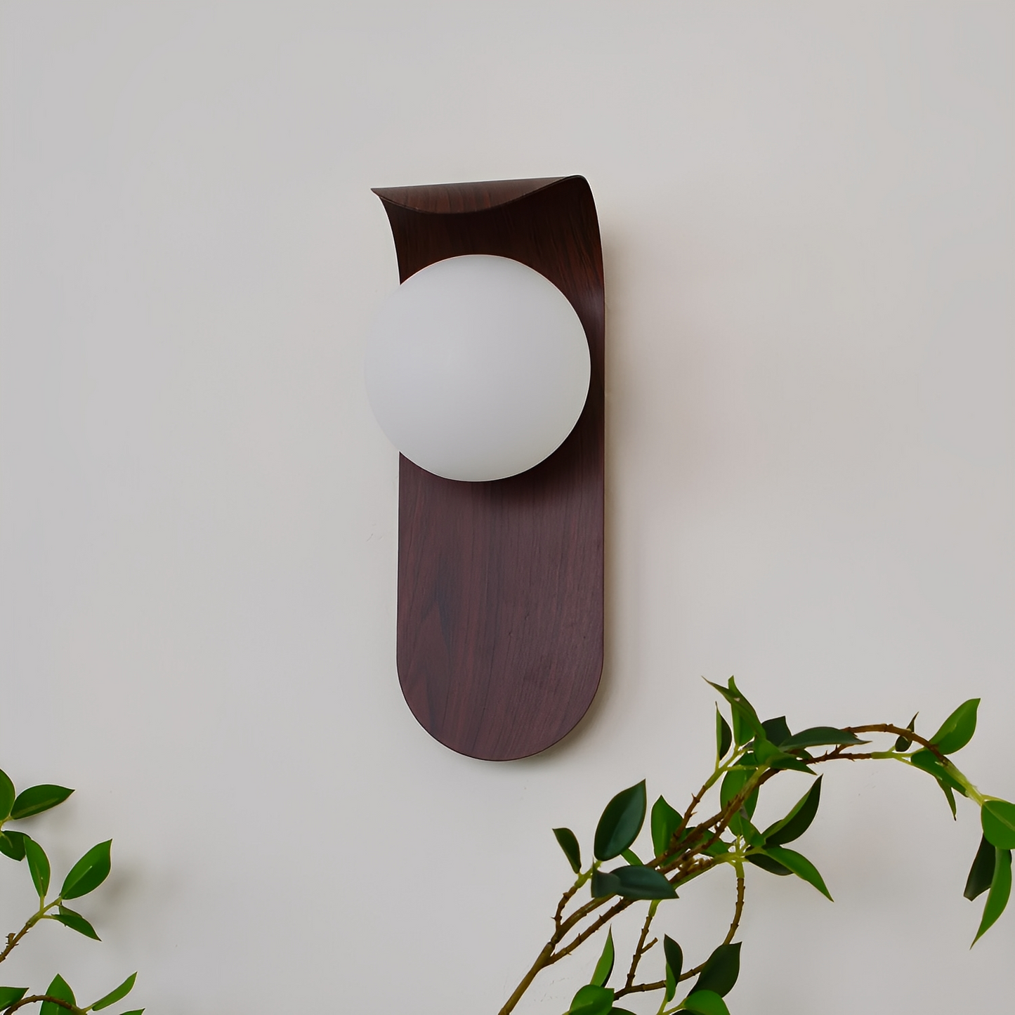 Haruto – Lampe murale japonaise en bois