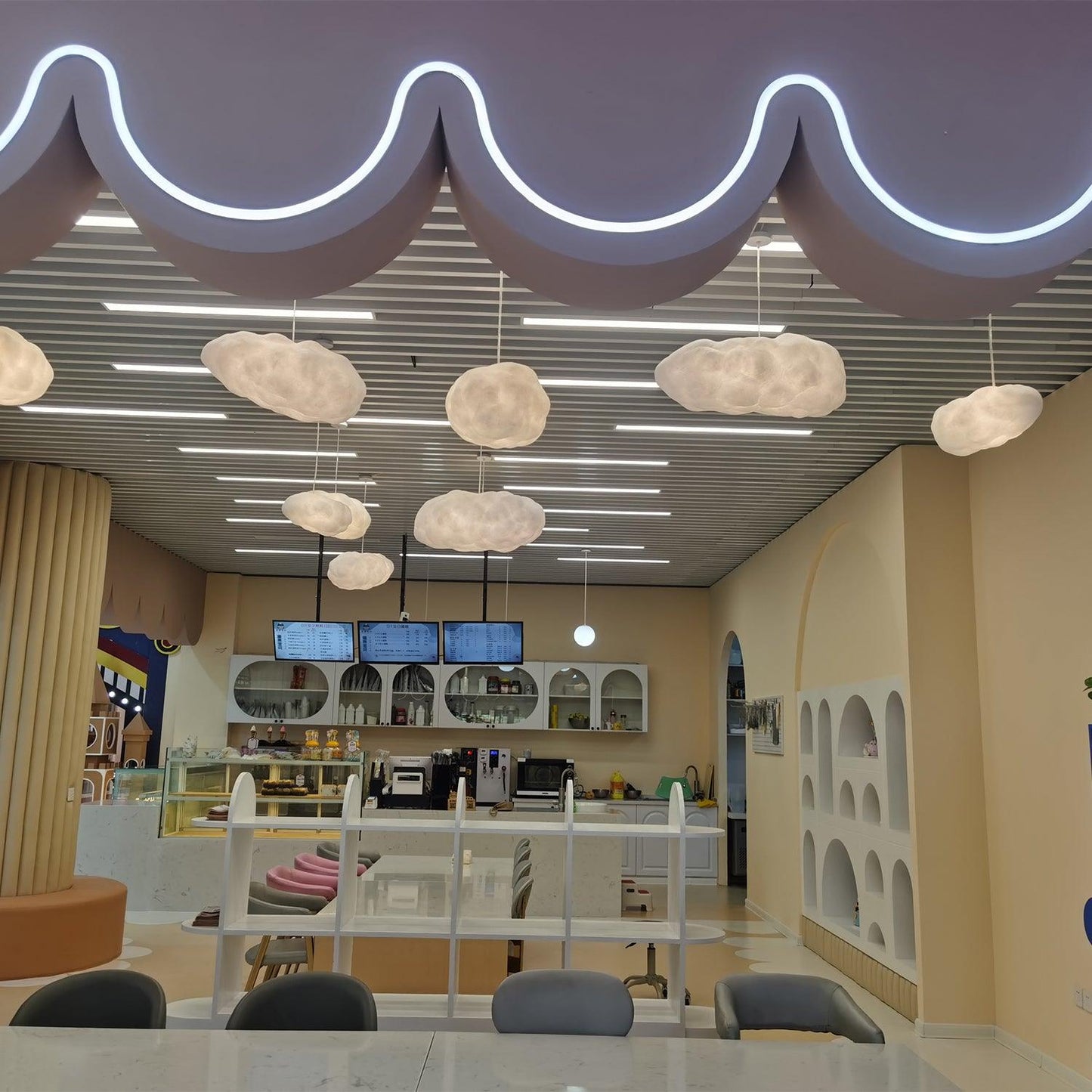 Thora – Lampe suspendue en forme de nuage