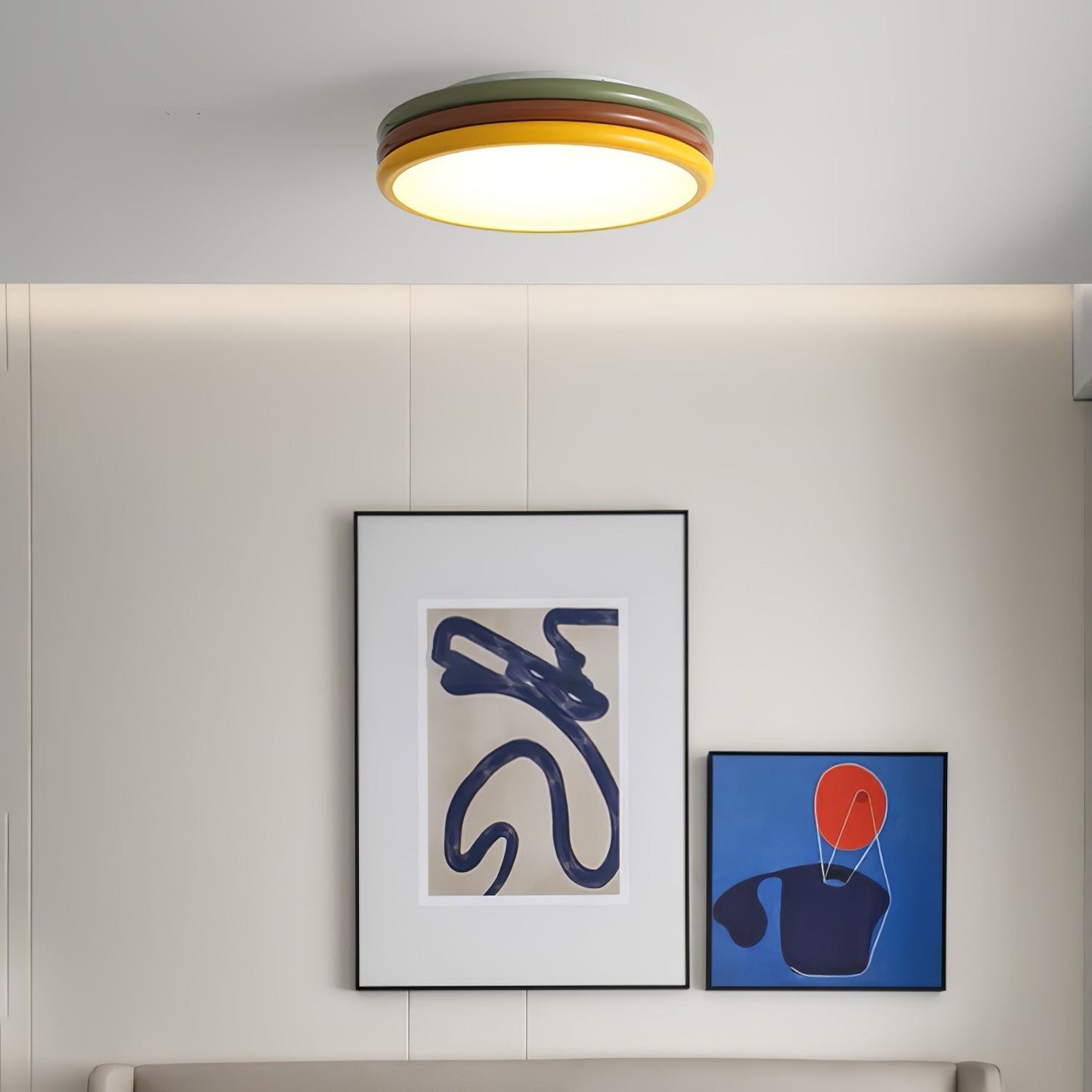 Akira – Lampe de plafond colorée dans le style nordique