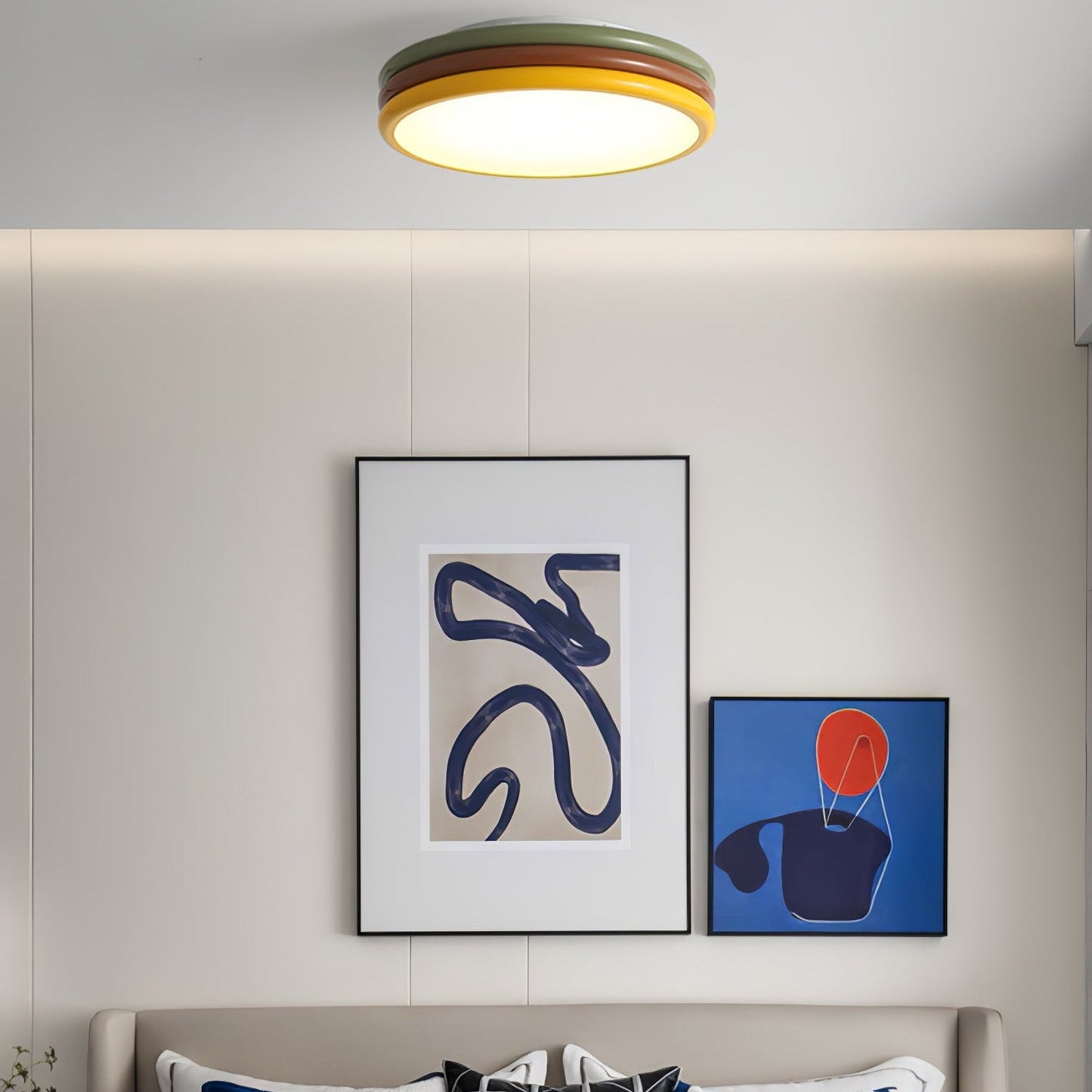 Akira – Lampe de plafond colorée dans le style nordique