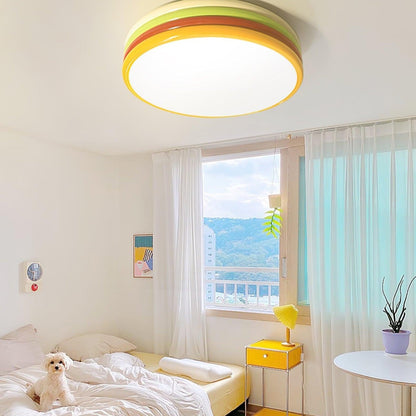 Akira – Lampe de plafond colorée dans le style nordique