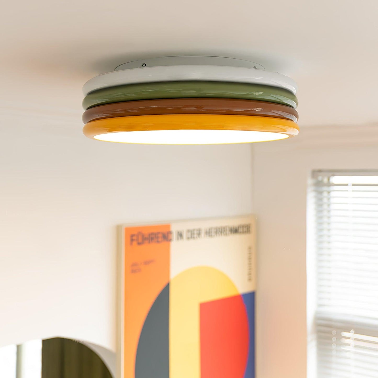 Akira – Lampe de plafond colorée dans le style nordique