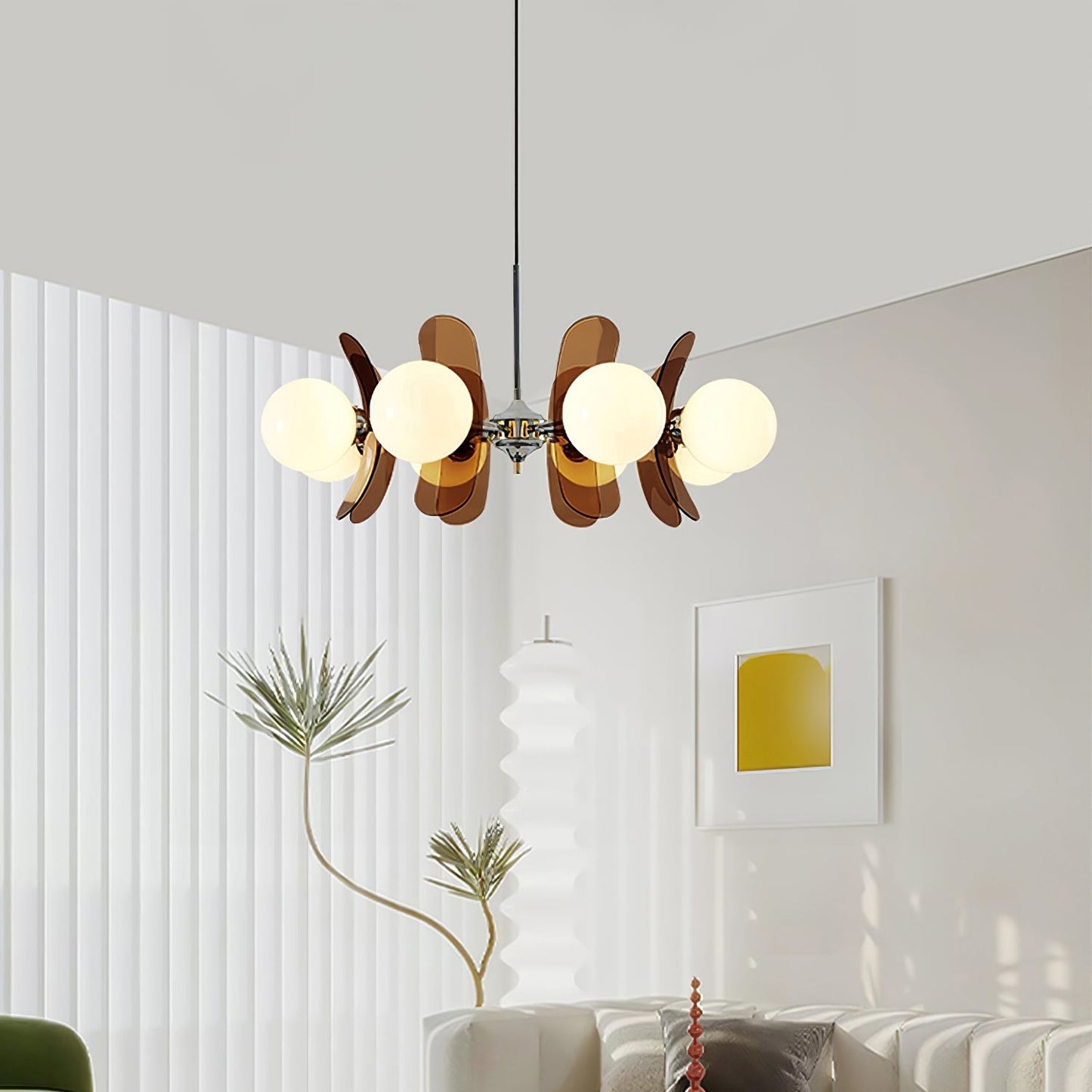 Livara – Lustre en verre coloré