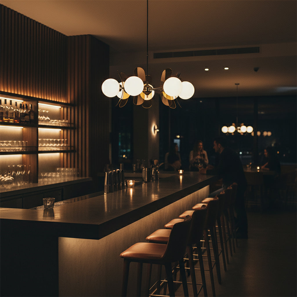 Livara – Lustre en verre coloré