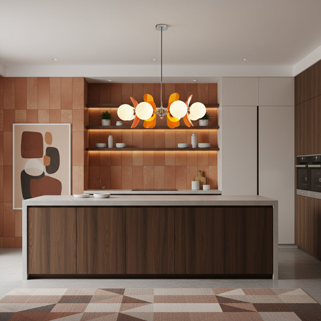 Livara – Lustre en verre coloré