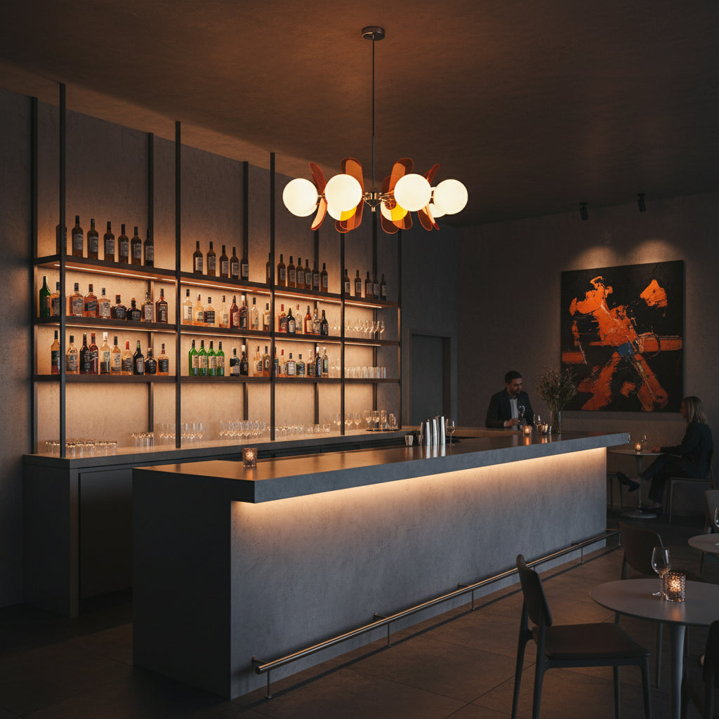 Livara – Lustre en verre coloré