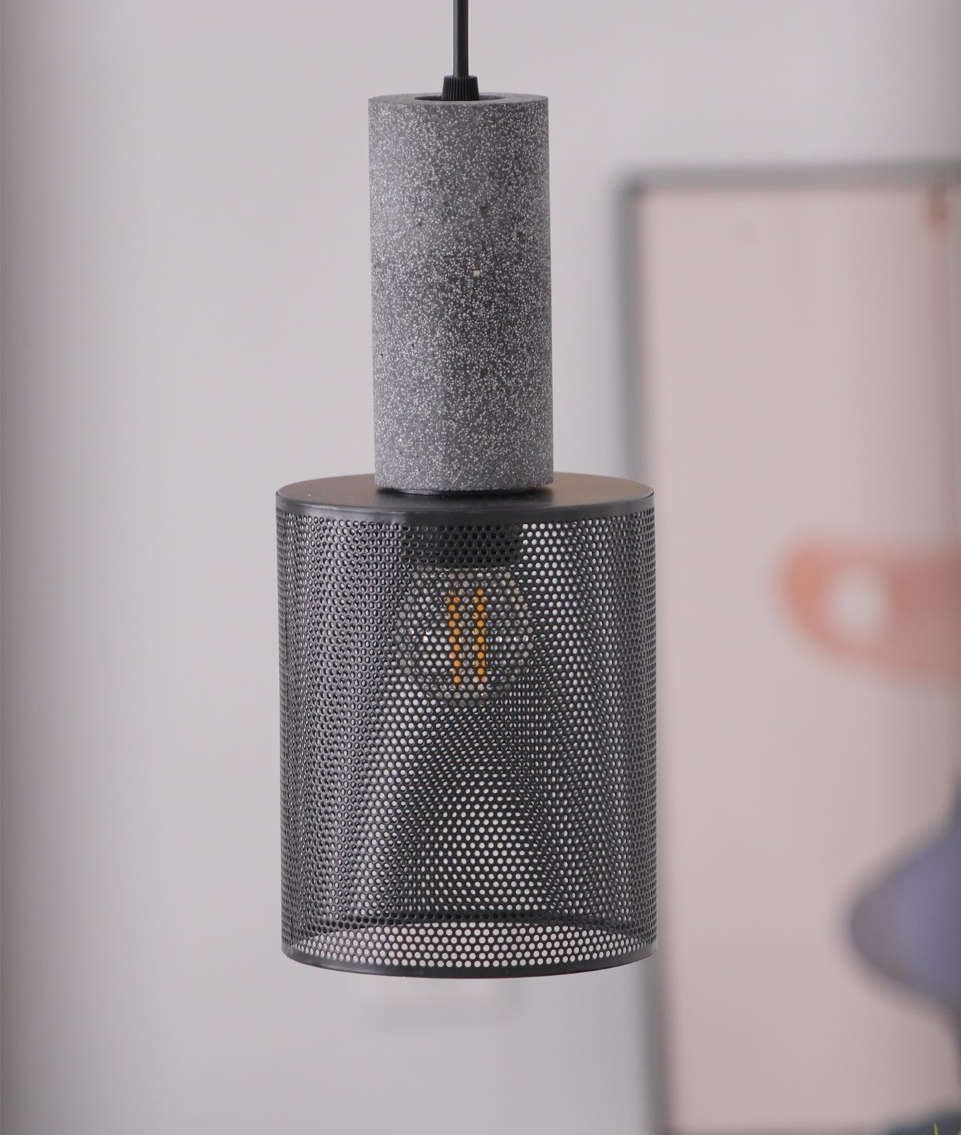 Owen – Lampe Pendante en Béton Industriel