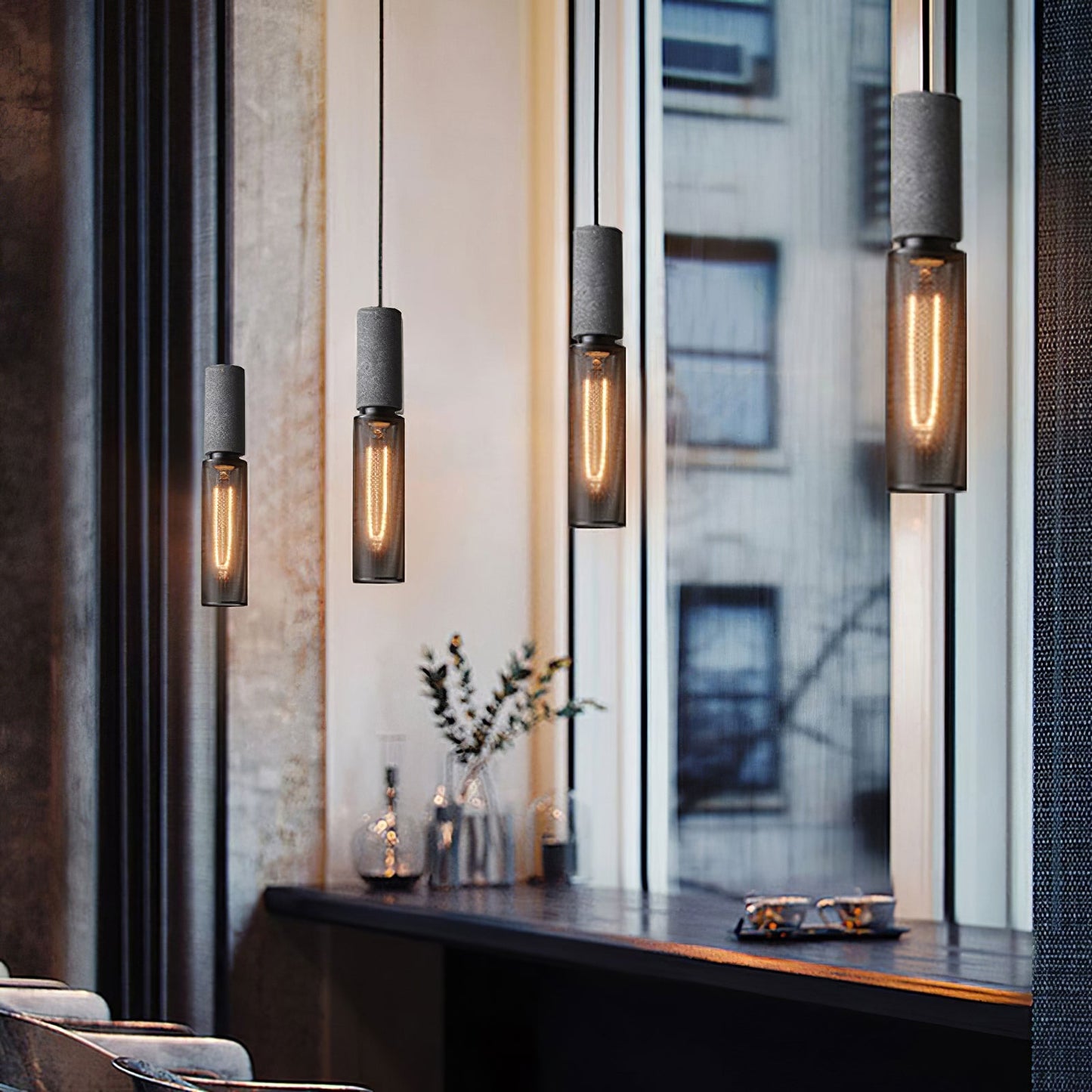 Owen – Lampe Pendante en Béton Industriel