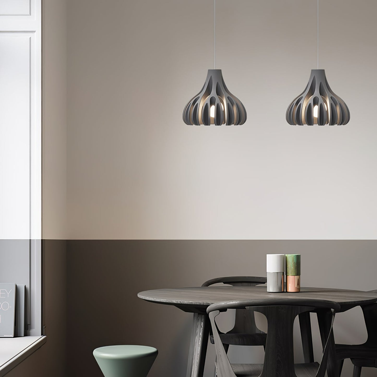 Coral – Suspension en résine