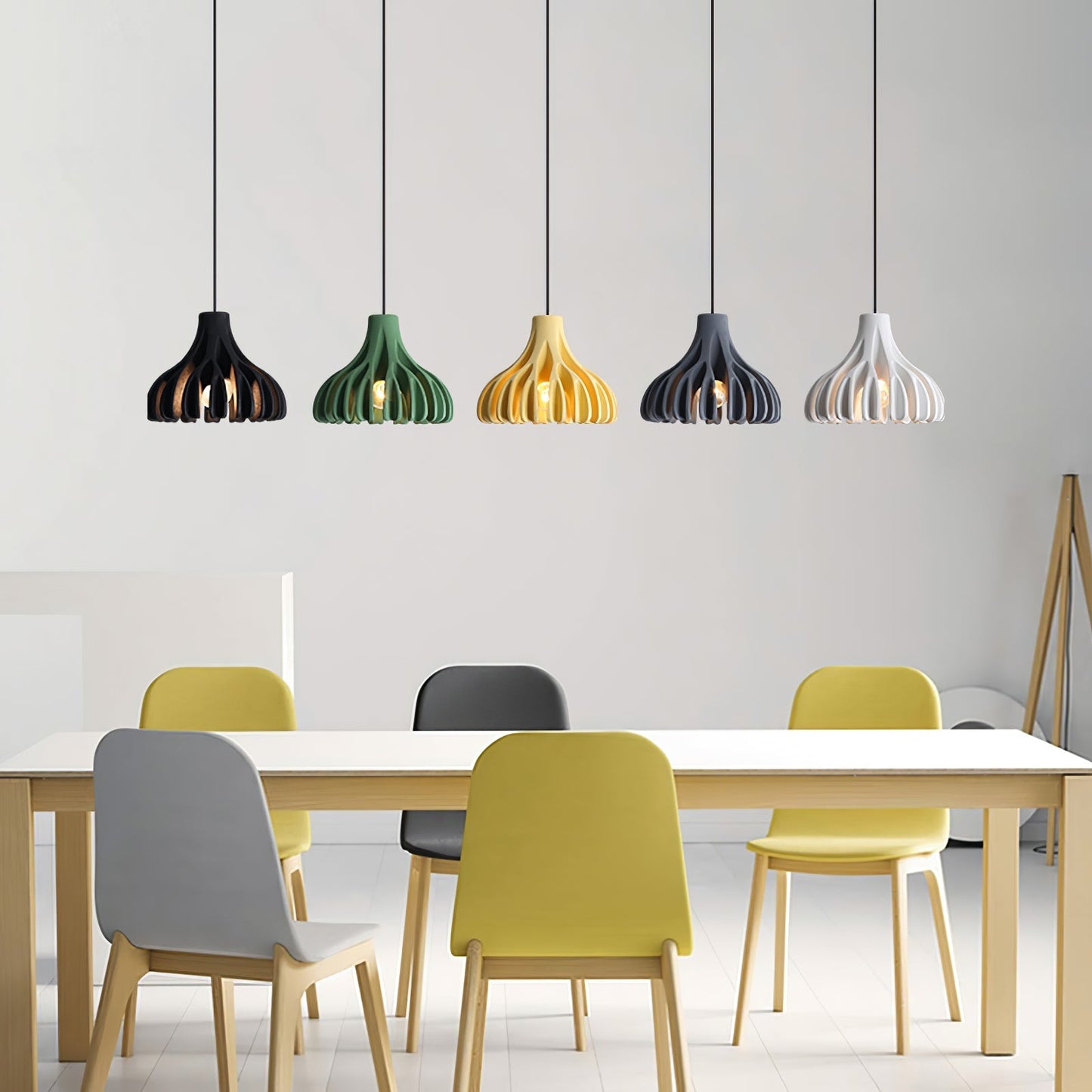 Coral – Suspension en résine