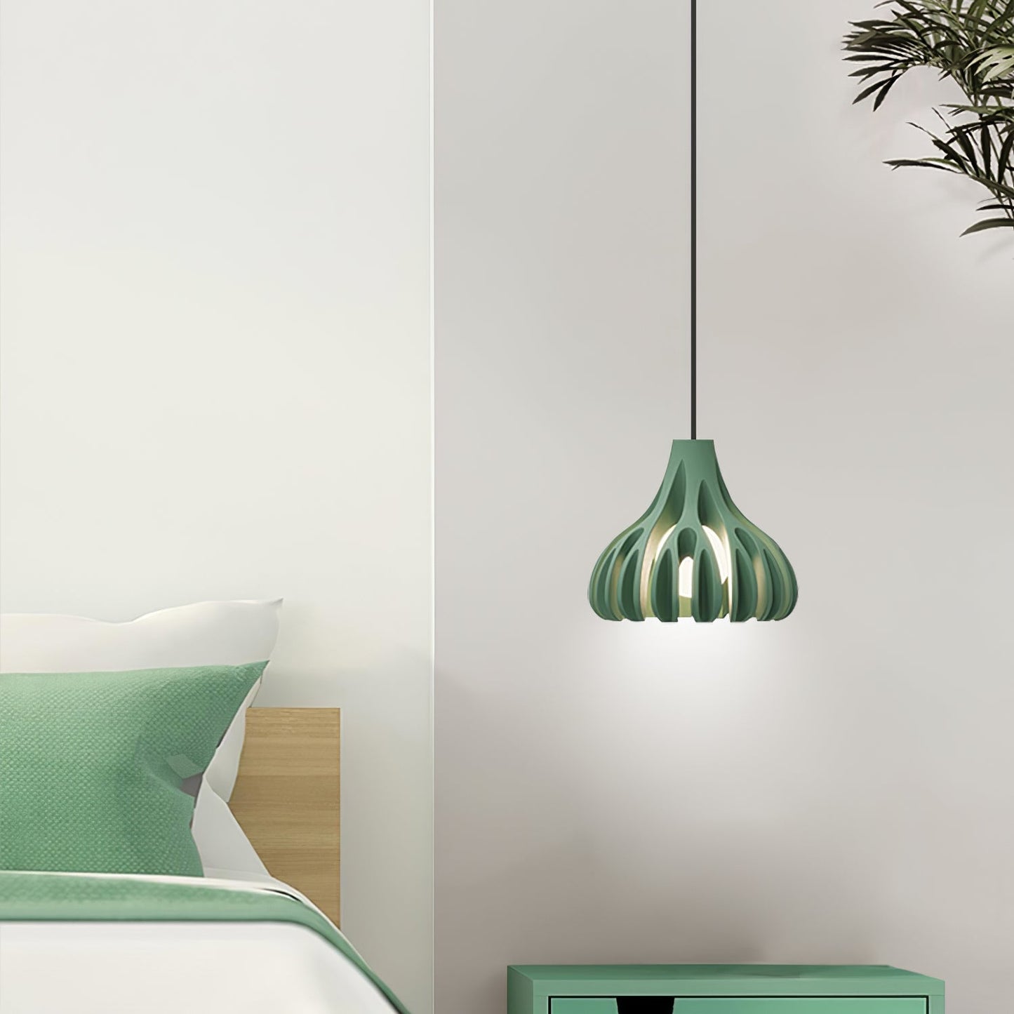 Coral – Suspension en résine