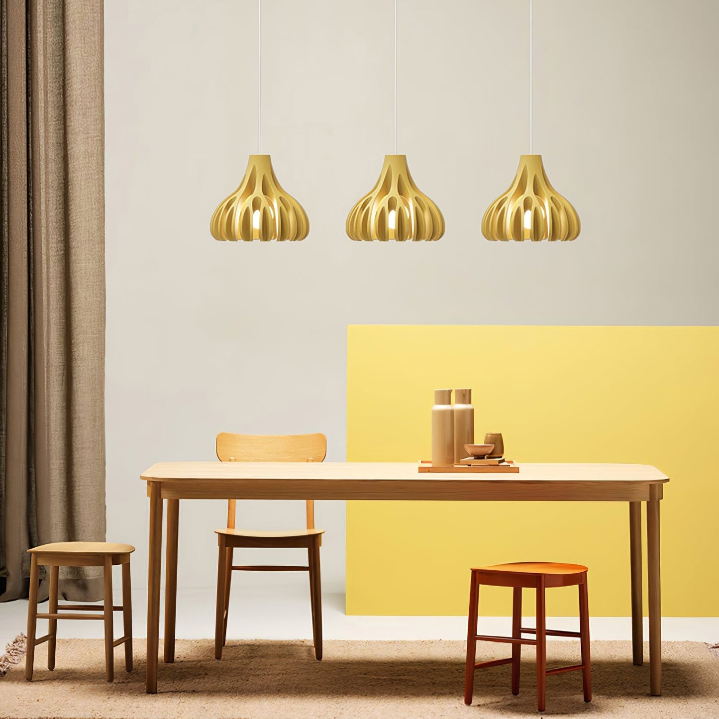 Coral – Suspension en résine