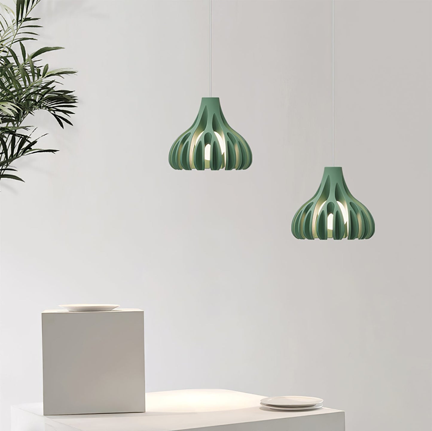 Coral – Suspension en résine