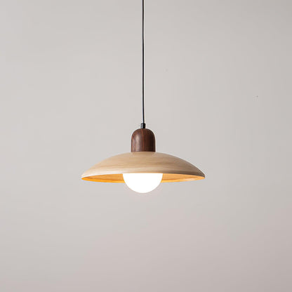 Ylva – Lampe suspendue en finition noyer