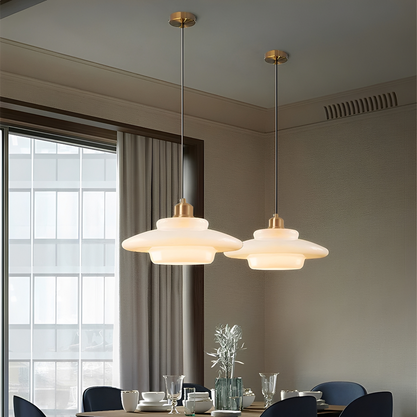 Kara – Lustre en Verre Moderne Minimaliste