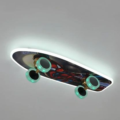 Plafonnier skateboard pour chambre