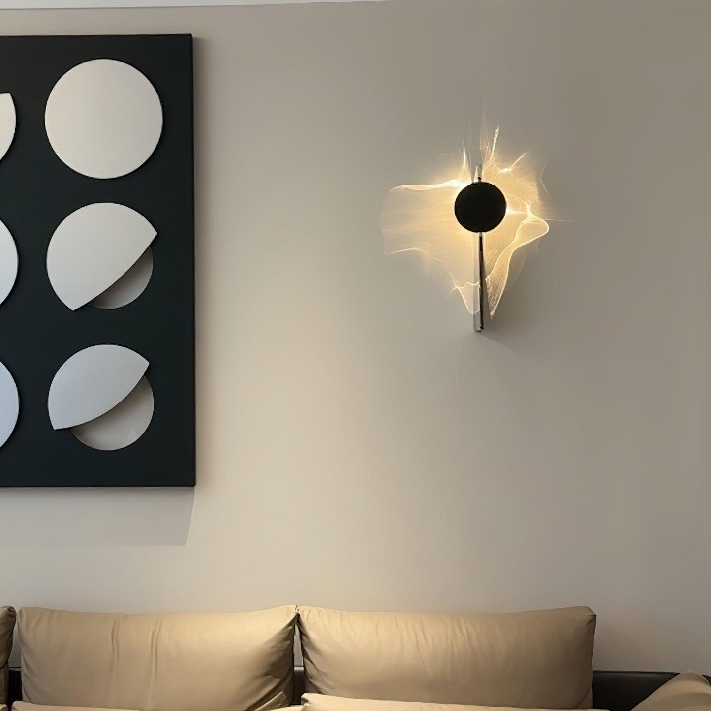 Domesi – Lampe murale avec projection de lumière