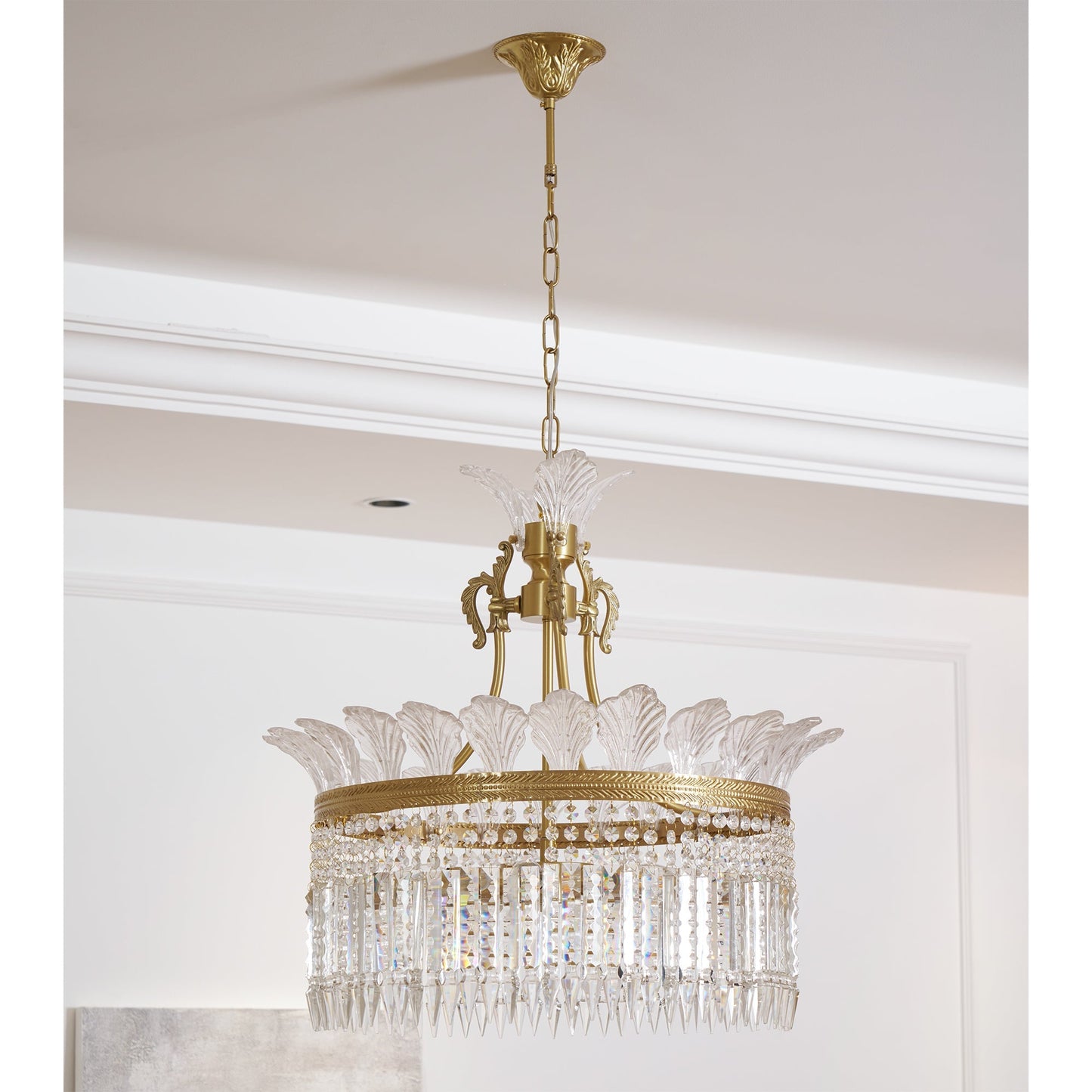 Crinoline – Lustre en cuivre