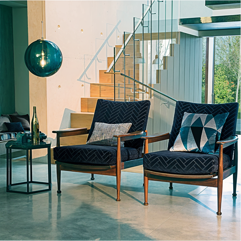 Ray – Suspension en verre nordique