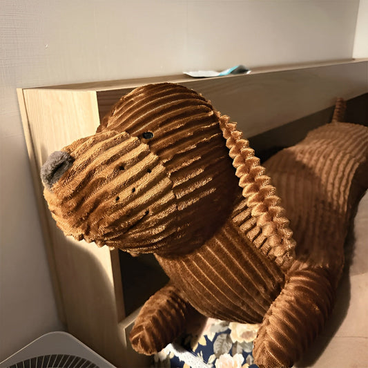 Milu – Adorable Coussin en Peluche Teckel