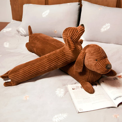 Milu – Adorable Coussin en Peluche Teckel