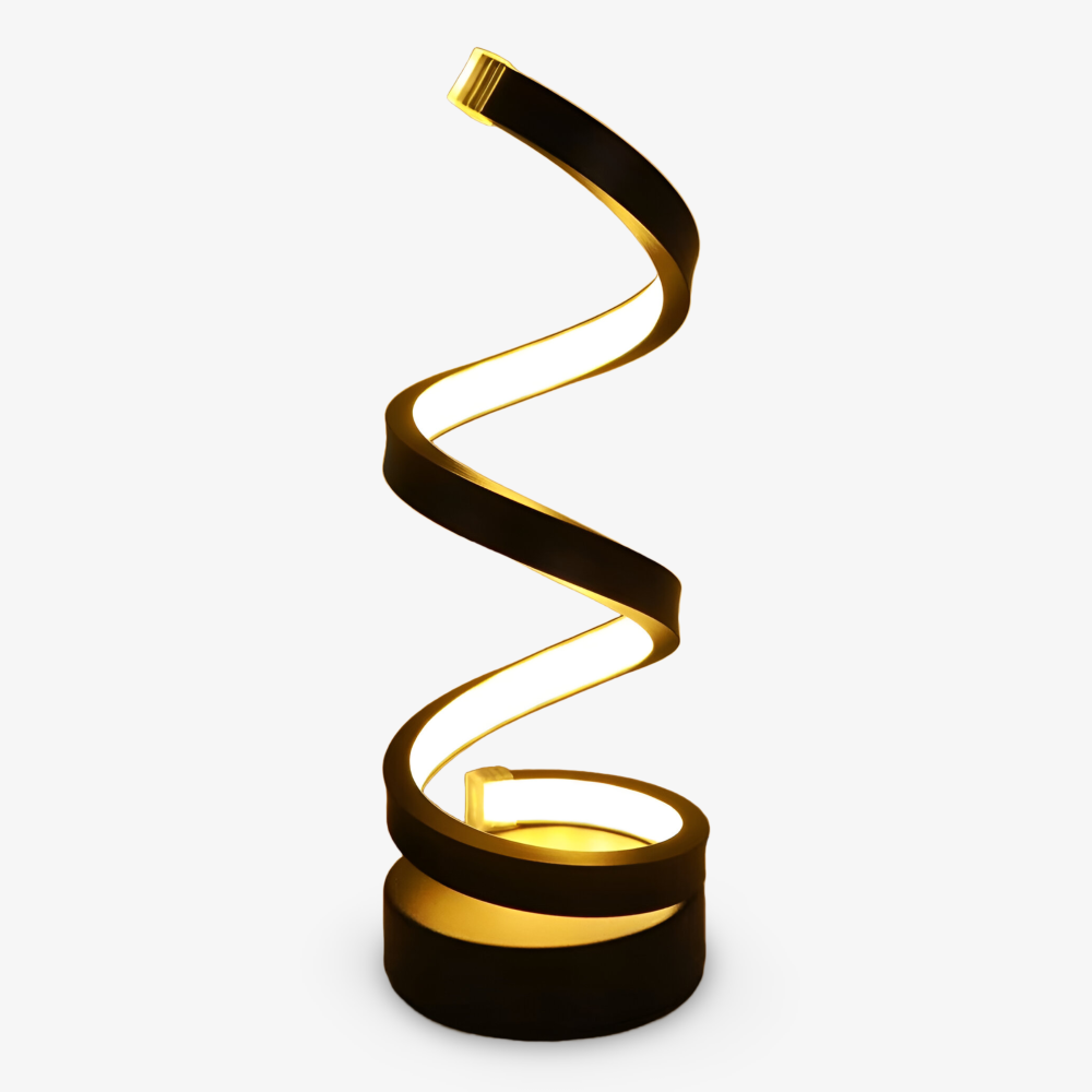 Airin – Lampe de table LED design en spirale