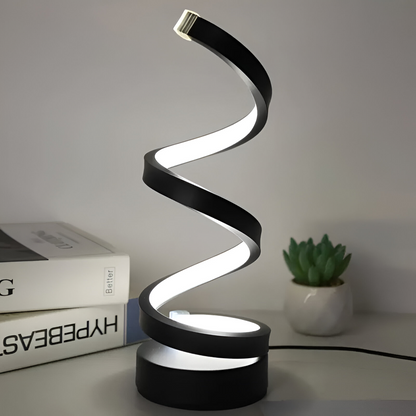 Airin – Lampe de table LED design en spirale