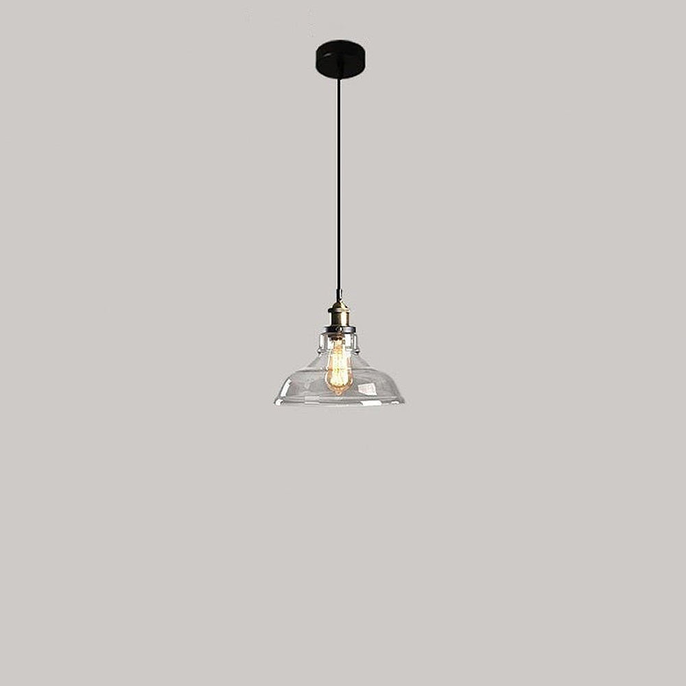 Sigrid – Lampe Pendante en Verre Clair Nordique