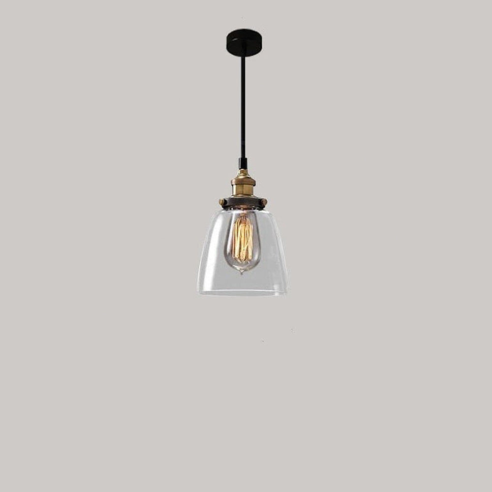 Sigrid – Lampe Pendante en Verre Clair Nordique