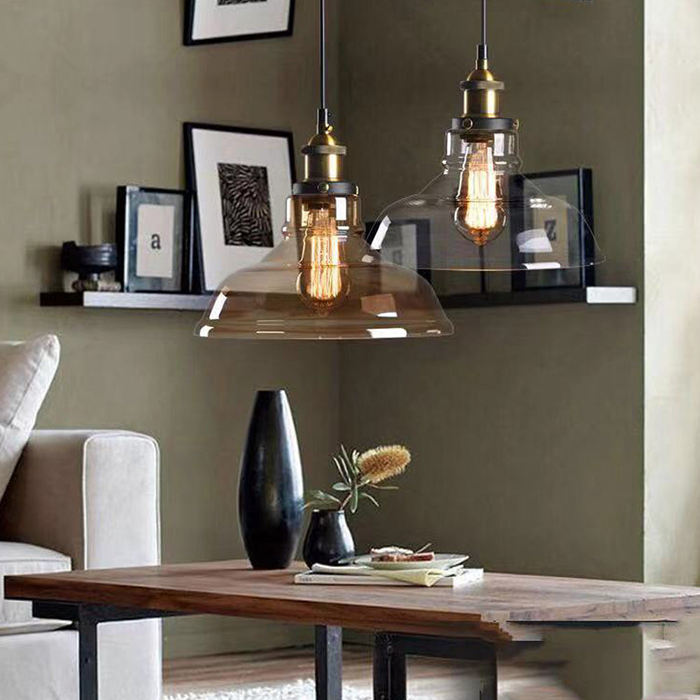 Sigrid – Lampe Pendante en Verre Clair Nordique