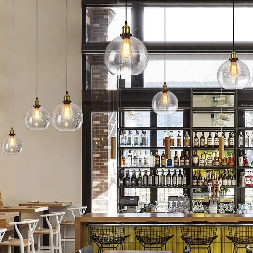 Sigrid – Lampe Pendante en Verre Clair Nordique