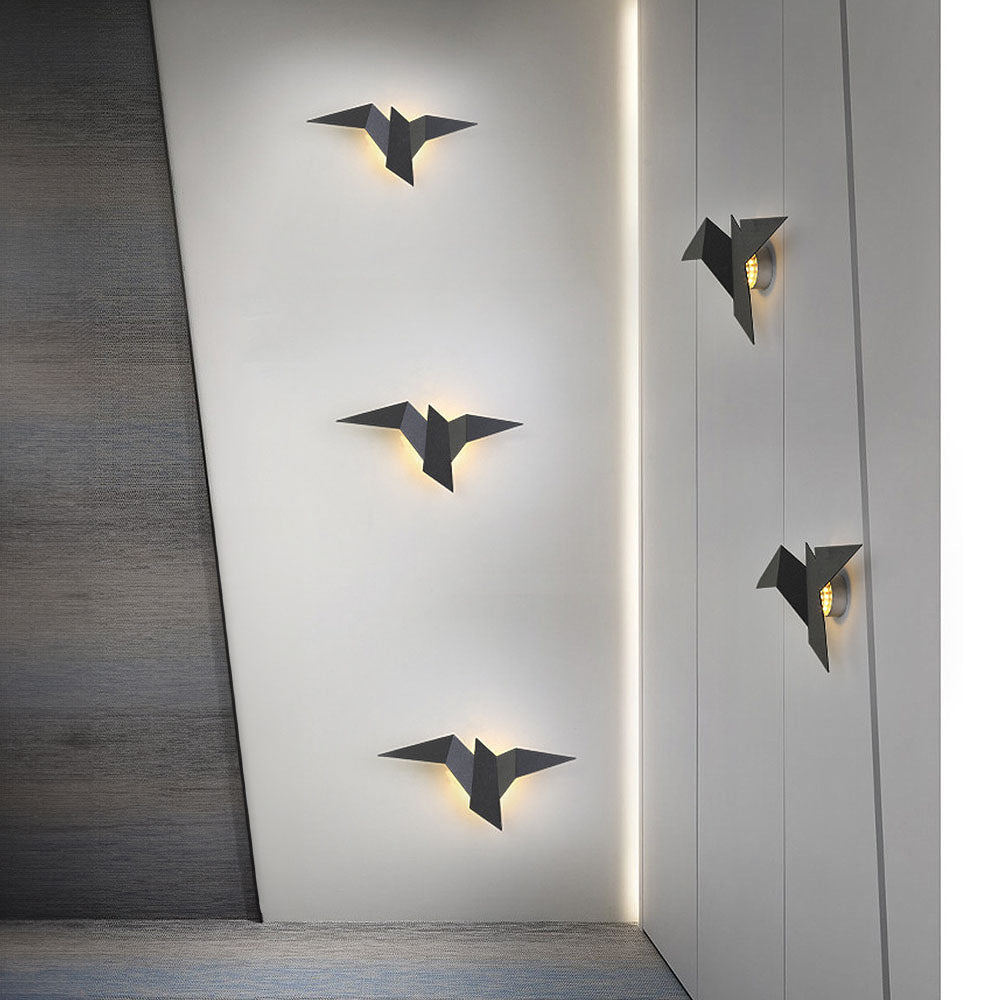Tsubame – Lampe murale oiseau créatif