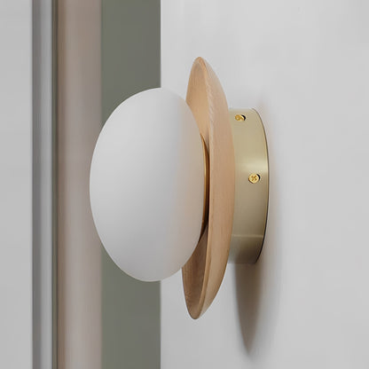 Yume – Applique murale nordique en bois style Cream