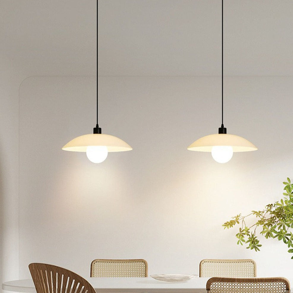 Aiko – Lampe suspendue japonaise style crème