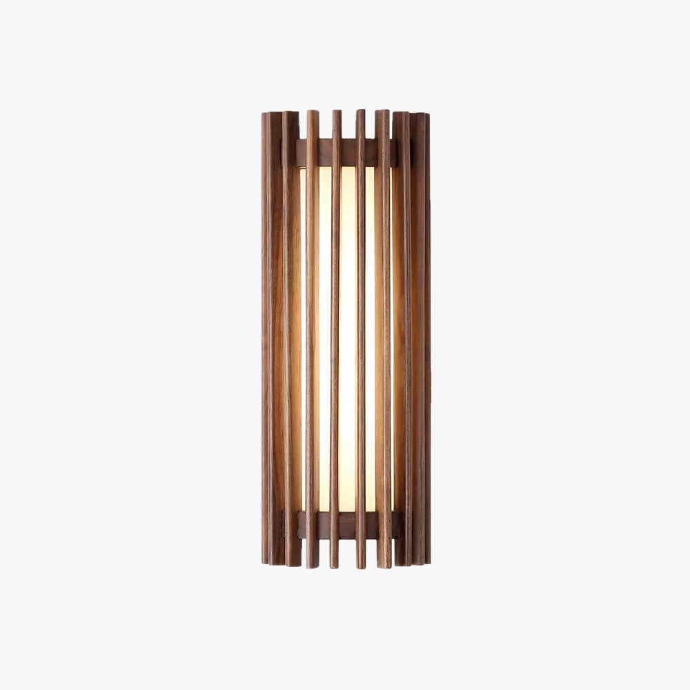 Yara – Lampe murale en noyer