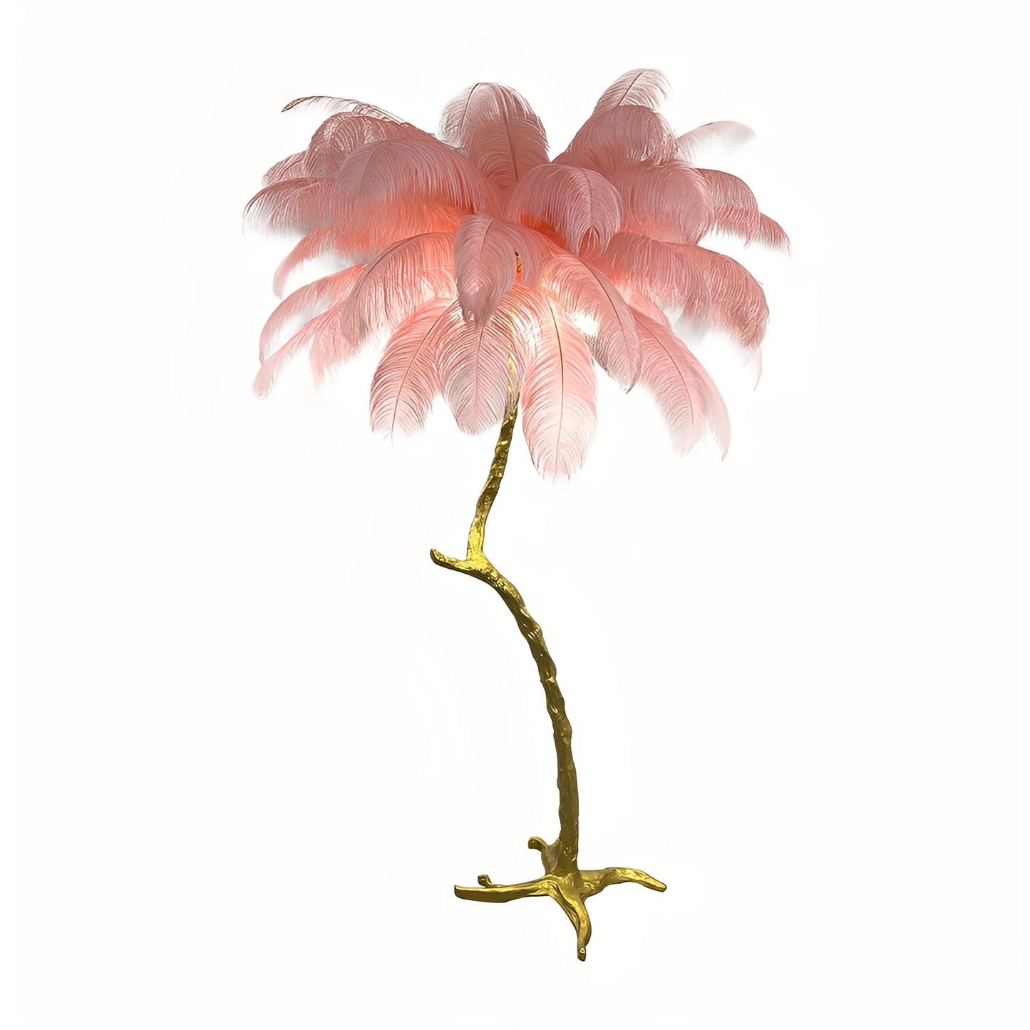 Fiona – Lampe à plumes d'autruche