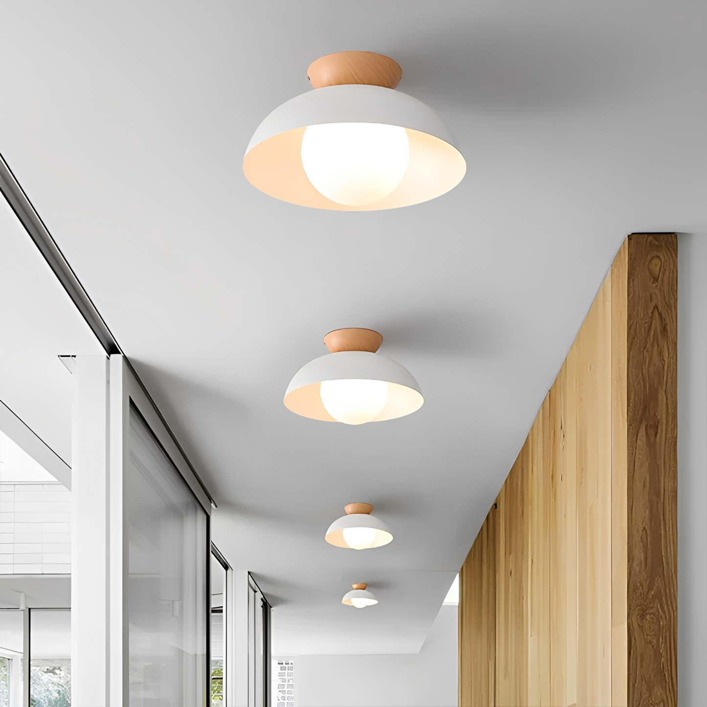 Aero – Moderne plafonnier LED pour couloir & balcon