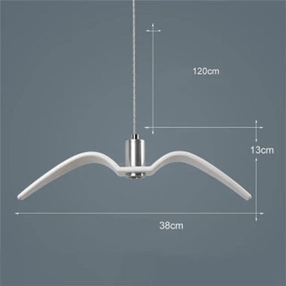 Lustre Suspendu Artistique En Forme De Mouette