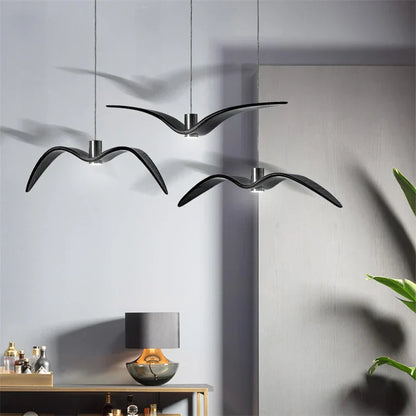 Lustre Suspendu Artistique En Forme De Mouette