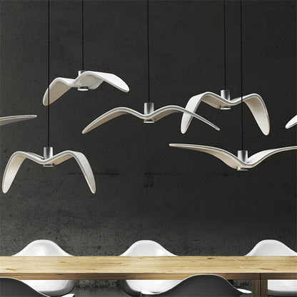 Lustre Suspendu Artistique En Forme De Mouette