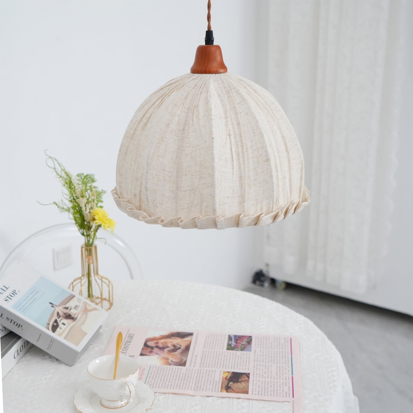 Yna – Lampe suspendue en tissu