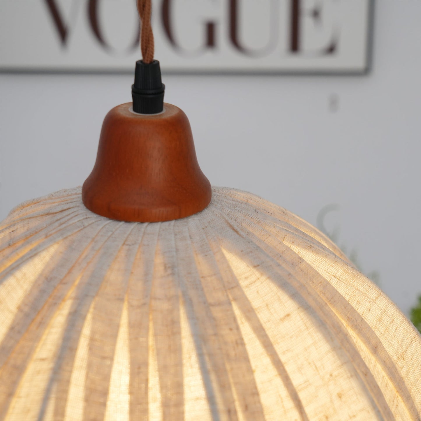 Yna – Lampe suspendue en tissu